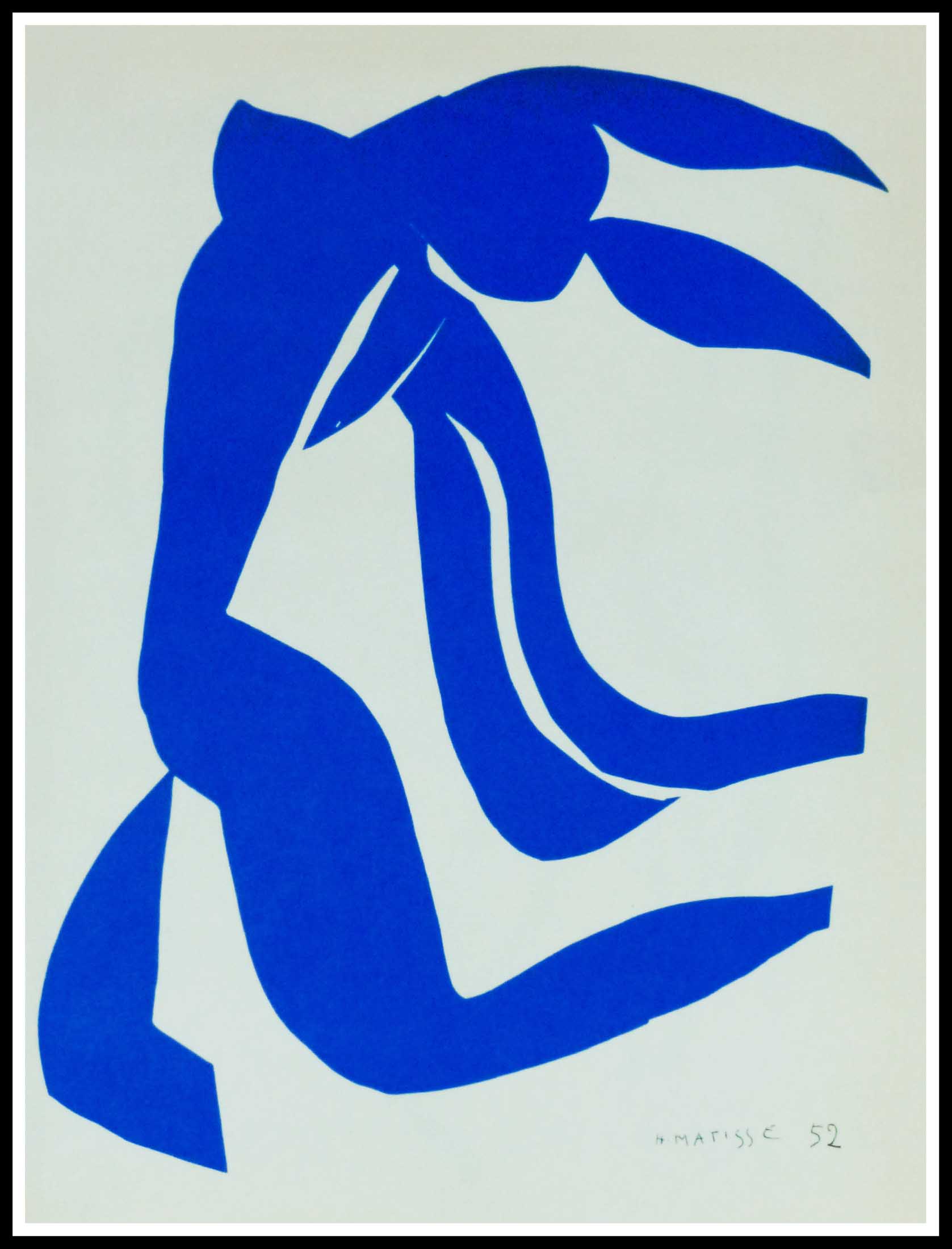 Henri Matisse Lithography Blue Nude VII GALERIE