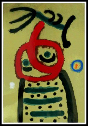 Pochoir Joan Miro 1975