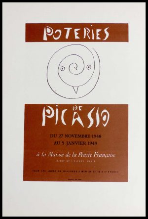 (alt="lithography Pablo PICASSO Poteries de PICASSO 1959")