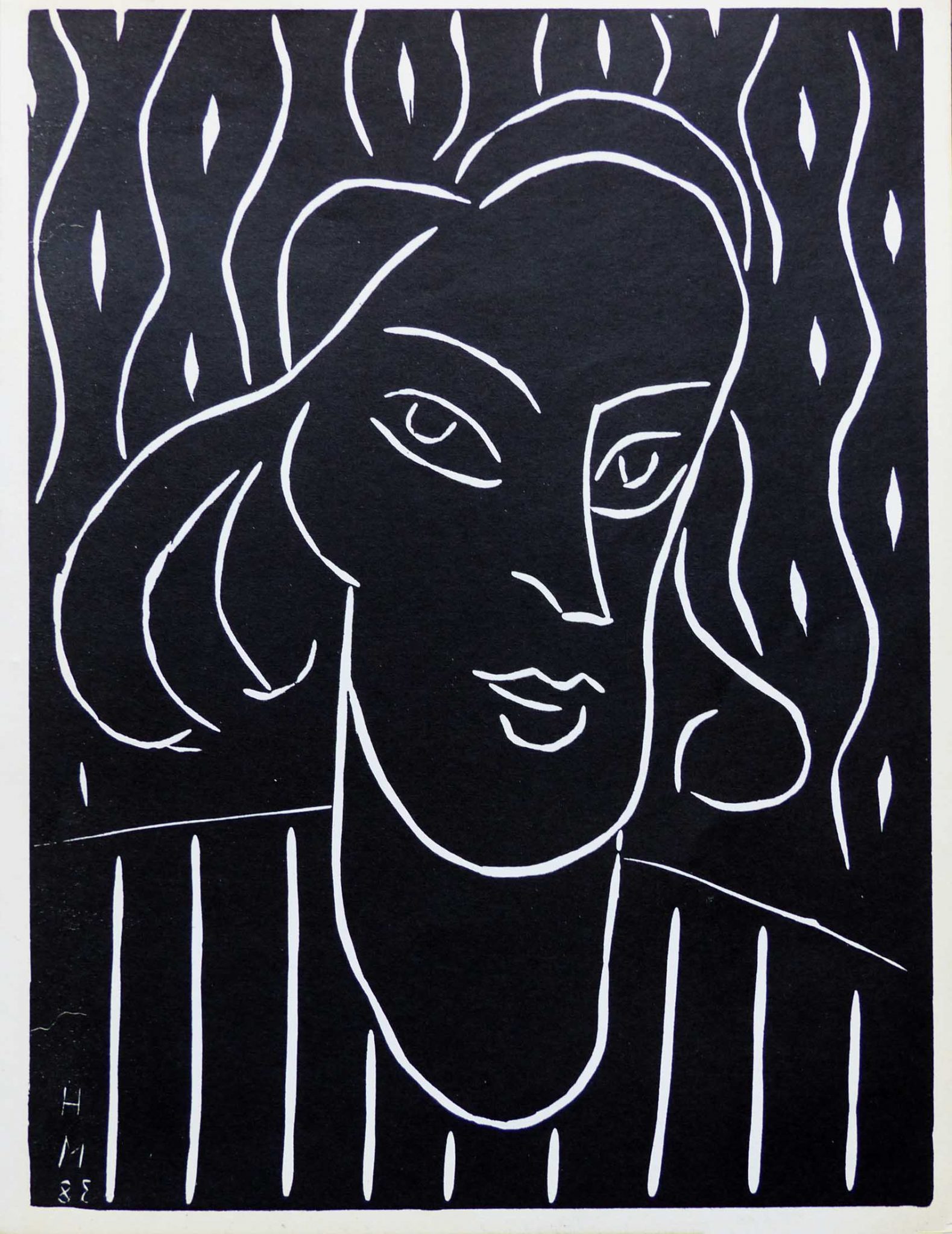 Henri Matisse Original Linocut 1959 Galerie 41