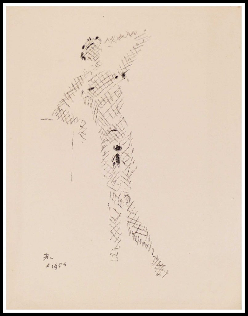 Jean Cocteau original lithography 1954 GALERIE 41