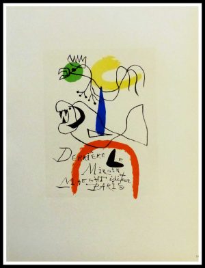 (alt="lithography Joan MIRO Derrière le Miroir Galerie Maeght Paris 1959")