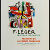 (alt="lithography Fernand léger oeuvres récentes maison de la pensée française 1959")
