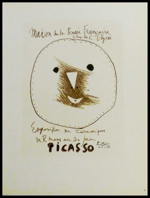(alt="lithography Picasso Exposition céramique 1959")