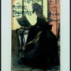 (alt="original lithography art nouveau from Masters of poster GOTTLOB signed in the plate N° 219 printed by CHAIX Salle du figaro rue Drouot")