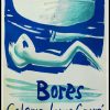 (alt ="Fransisco BORES - Exhibition Gallery Louis CARRE, original gallery poster printed by MOURLOT 1956")