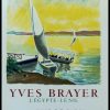 (alt="Yves BRAYER - Galerie de PARIS, l'Egype, le Nil, original gallery poster, printed by MOURLOT 1967")