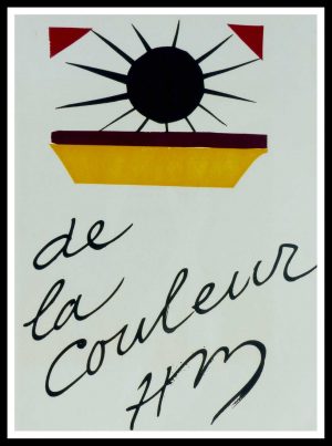 Lithographie Matisse de la Couleur 1958