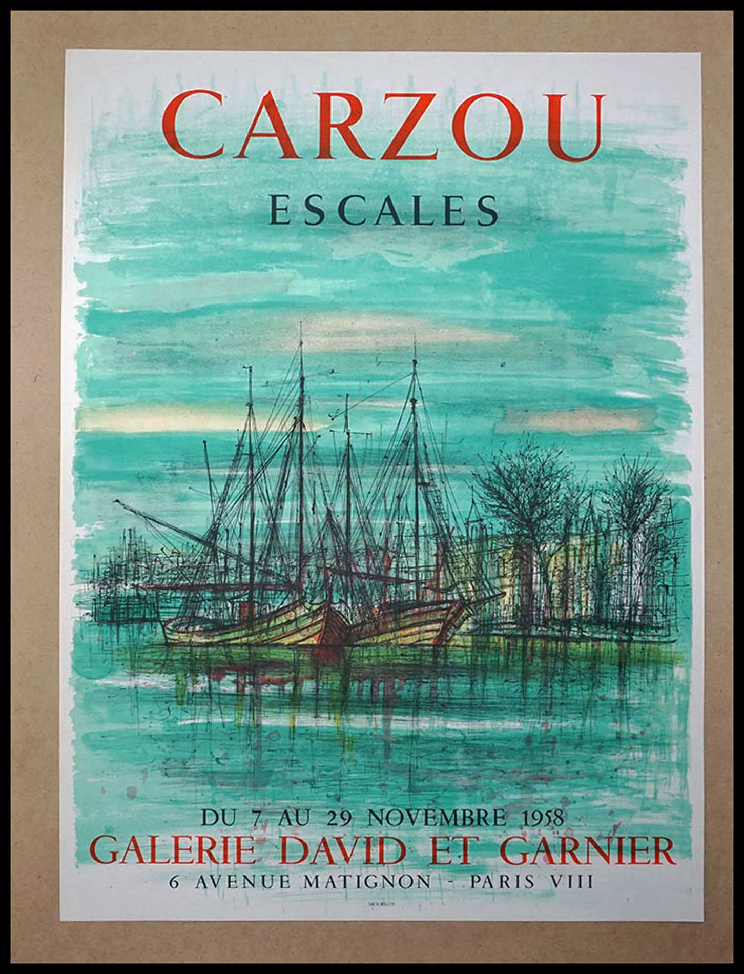 Carzou, Escales, Galerie David et Garnier