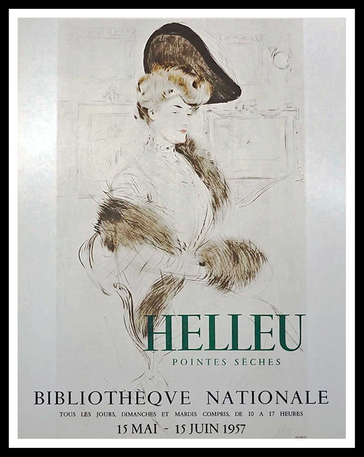 Helleu, Bibliotheque Nationale