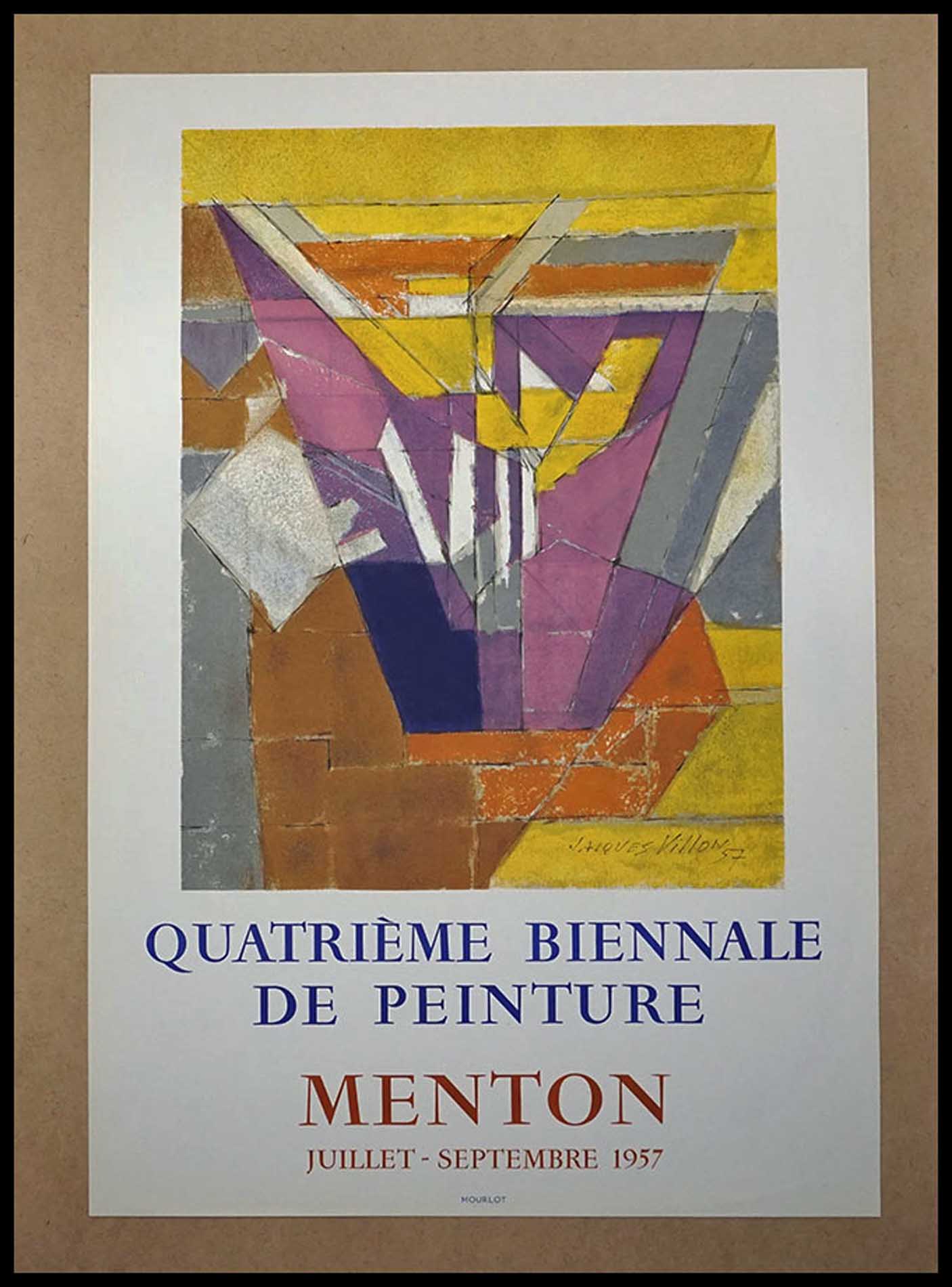Jacques Villon, Quatrieme Biennale de peinture, Menton