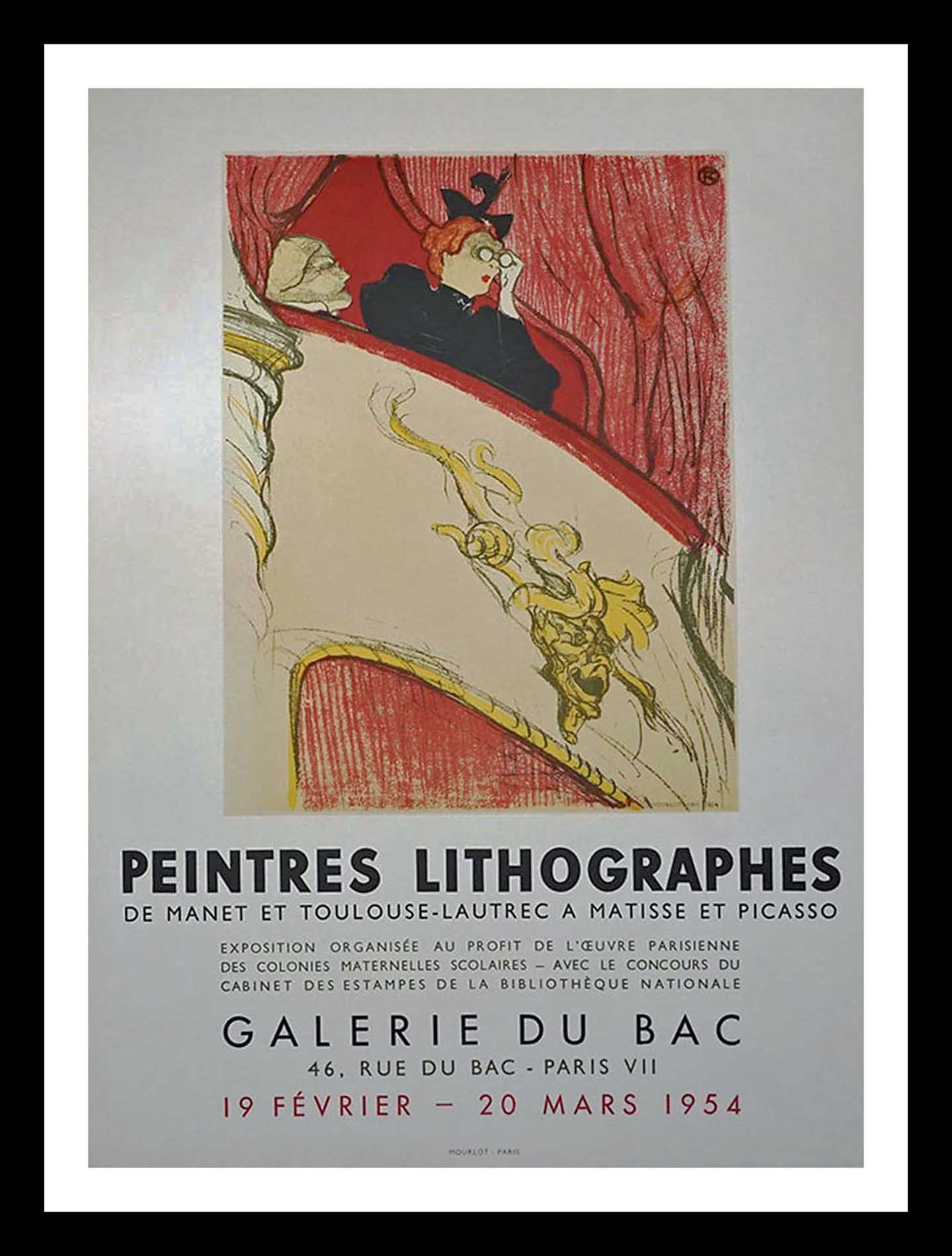 Manet, Toulouse Lautrec, Matisse, Picassi, Galerie du Bac