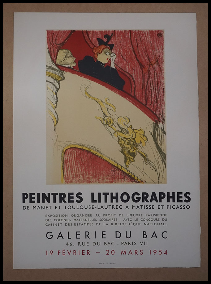 Manet, Toulouse Lautrec, Matisse, Picassi, Galerie du Bac