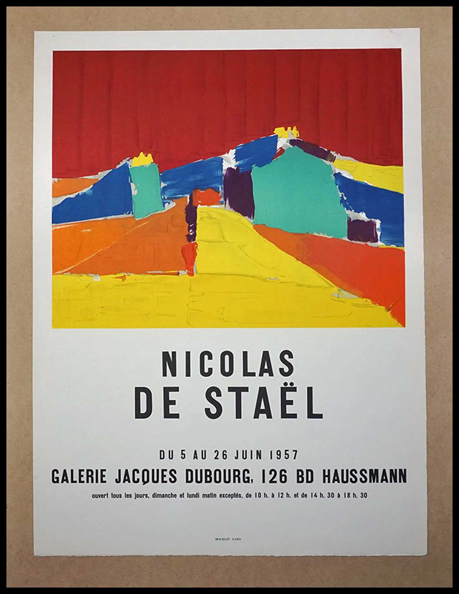 Nicolas de Stael, Galerie Jacques Dubourg
