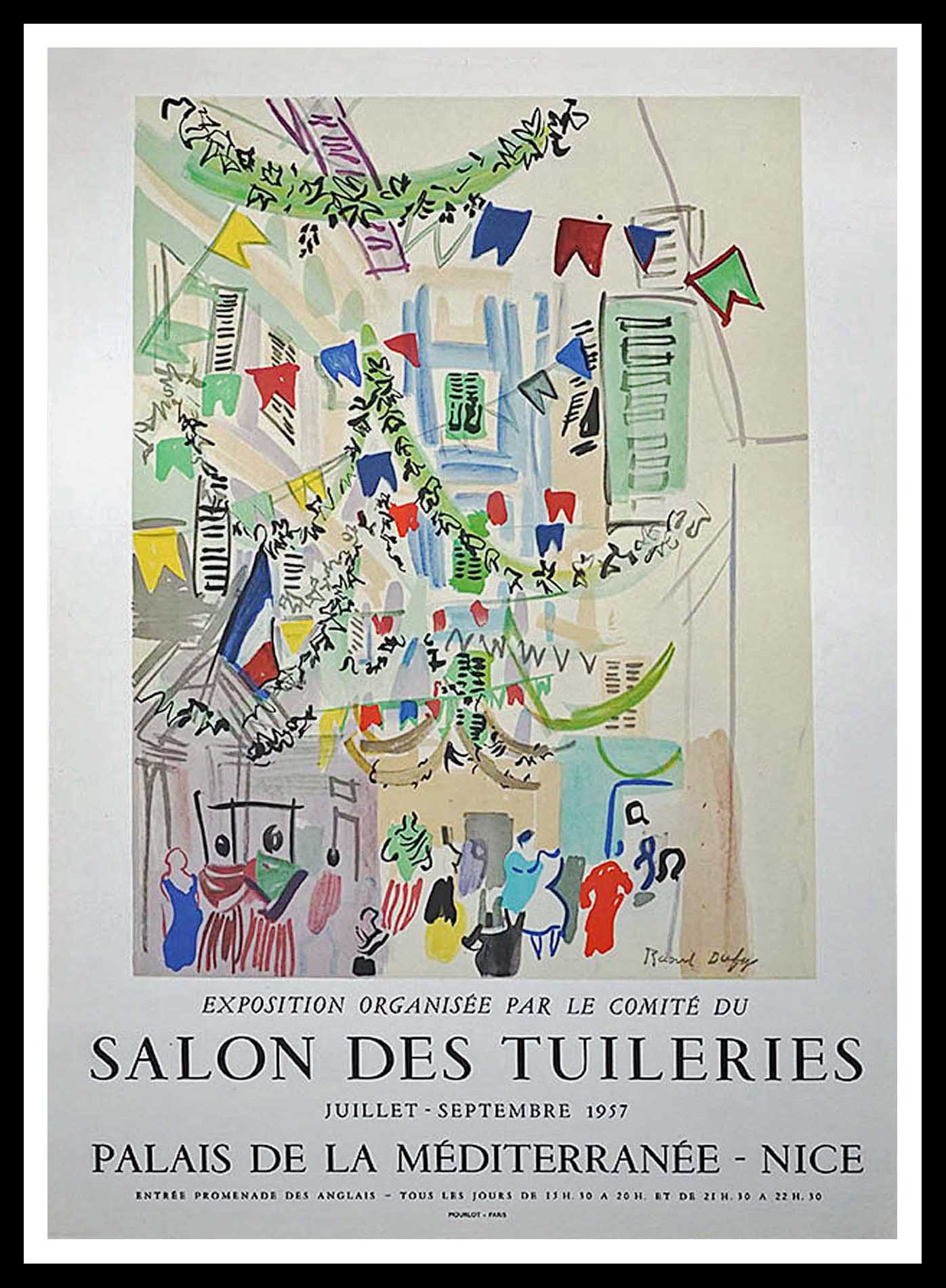 Raoul Dufy, Salon des Tuileries, palais de la Mediterranee, Nice