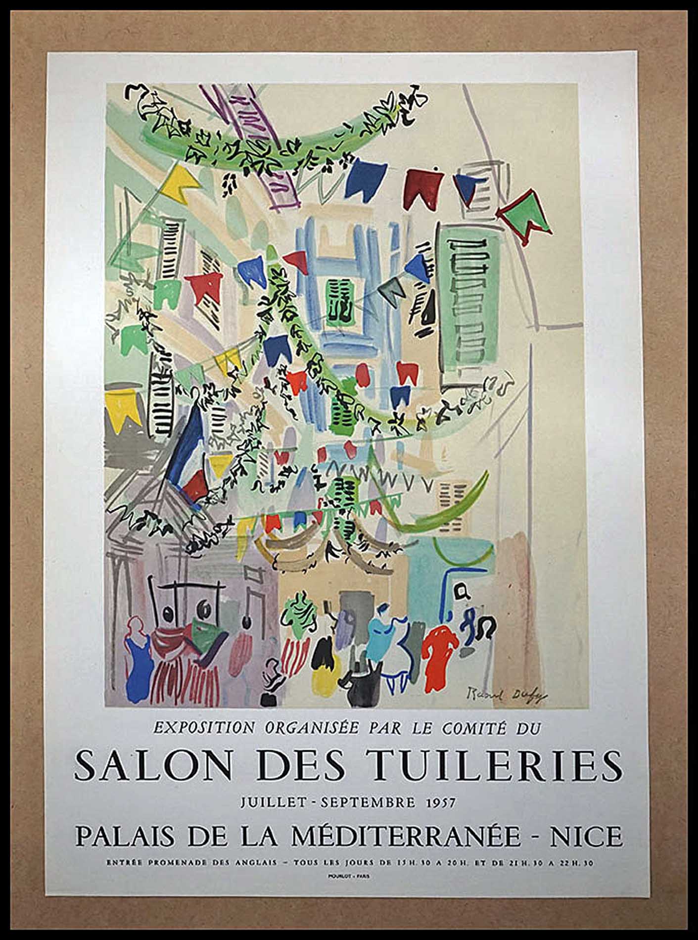 Raoul Dufy, Salon des Tuileries, palais de la Mediterranee, Nice