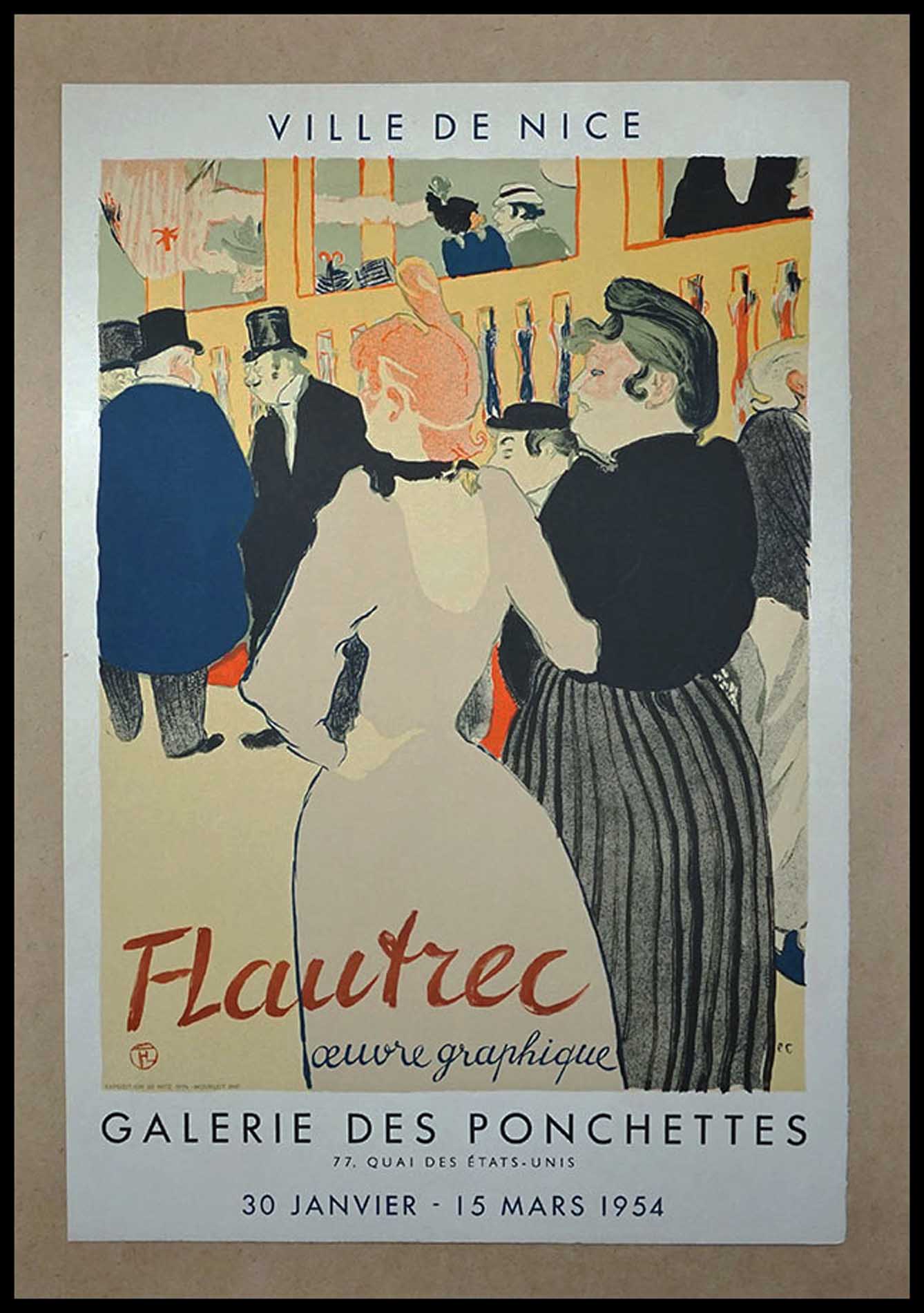 Toulouse Lautrec, Galerie des Ponchettes