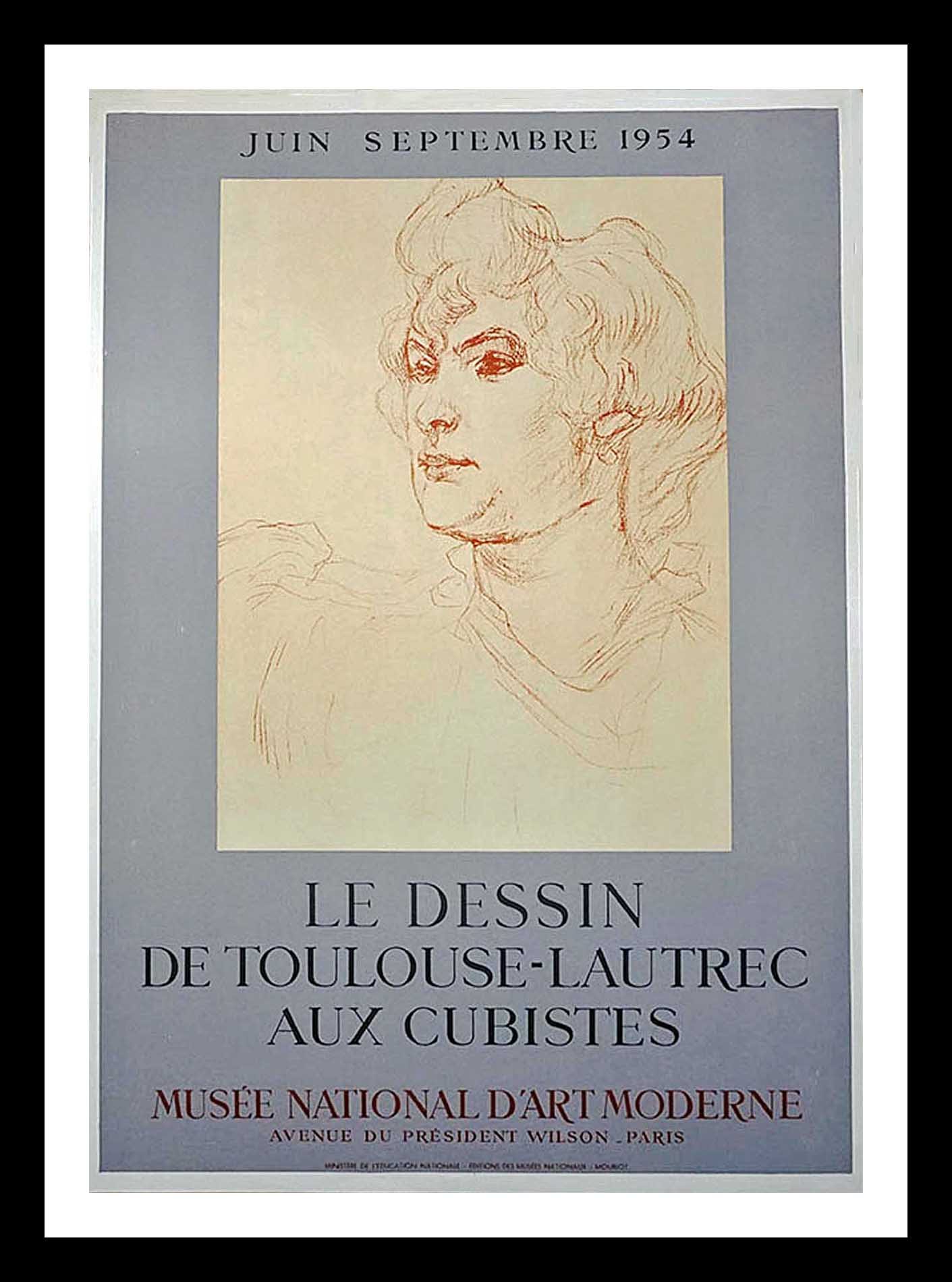 Toulouse Lautrec, Musee National d'Art modern, cubisme