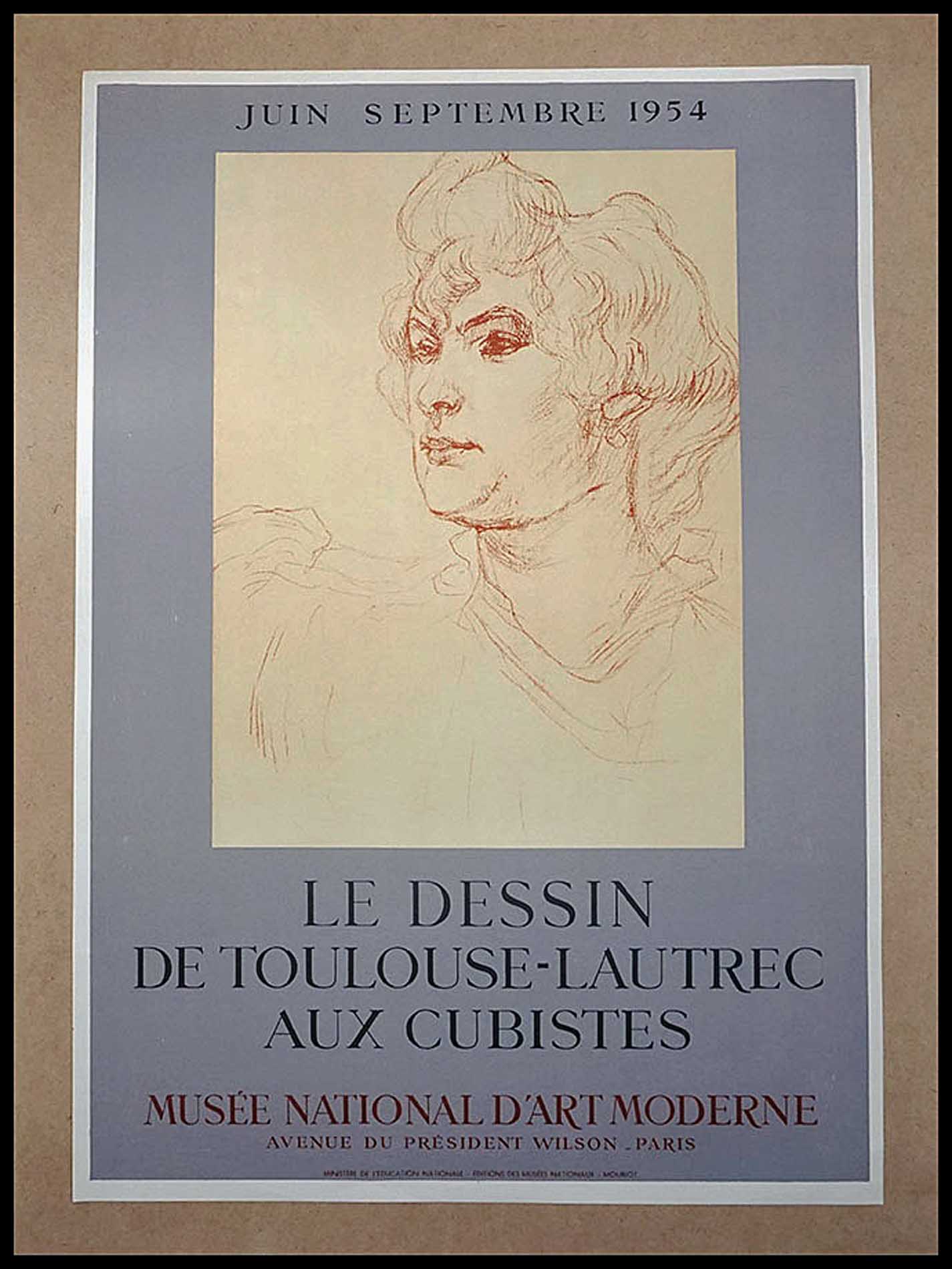 Toulouse Lautrec, Musee National d'Art modern, cubisme