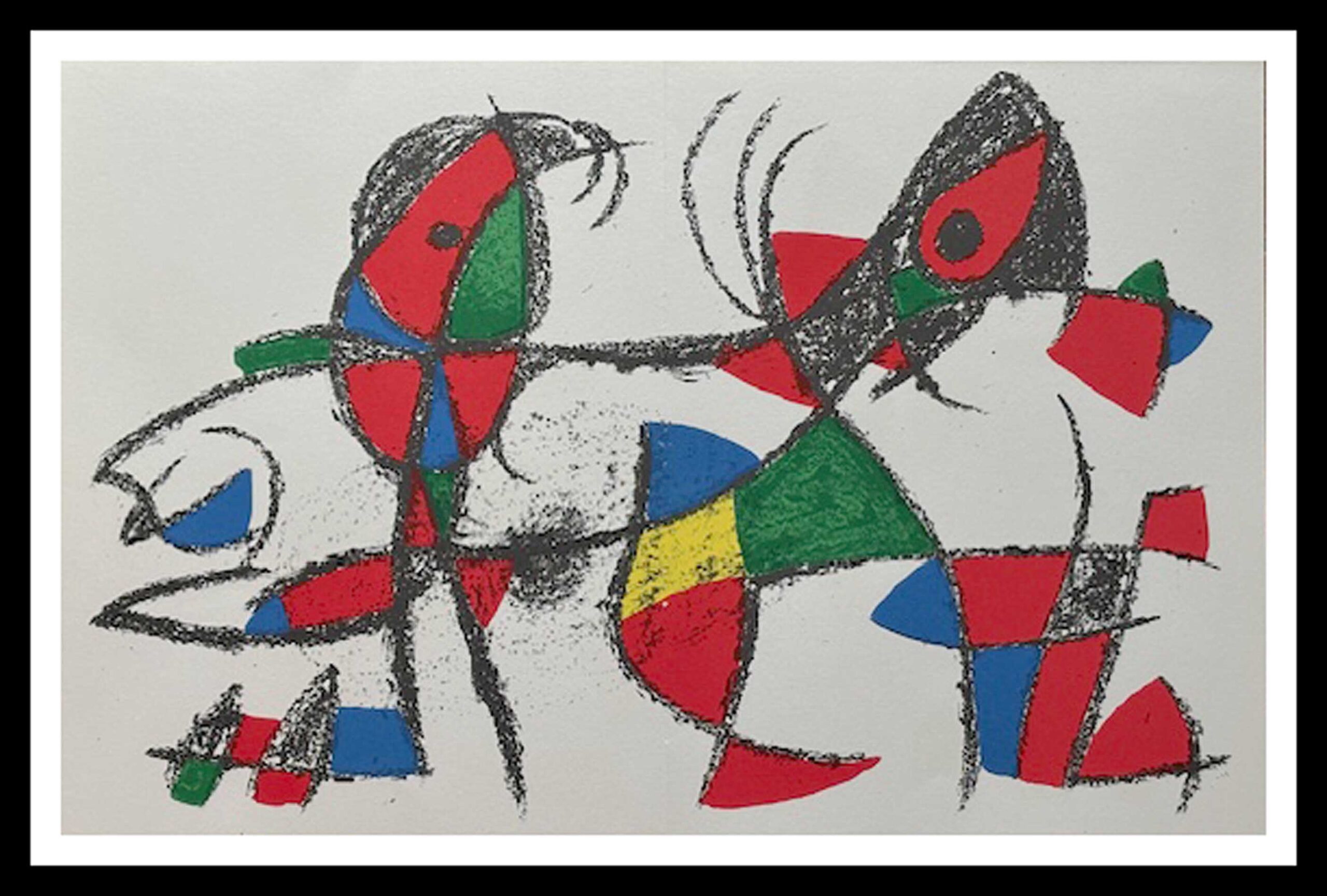 lithographie originale Miro Numero X