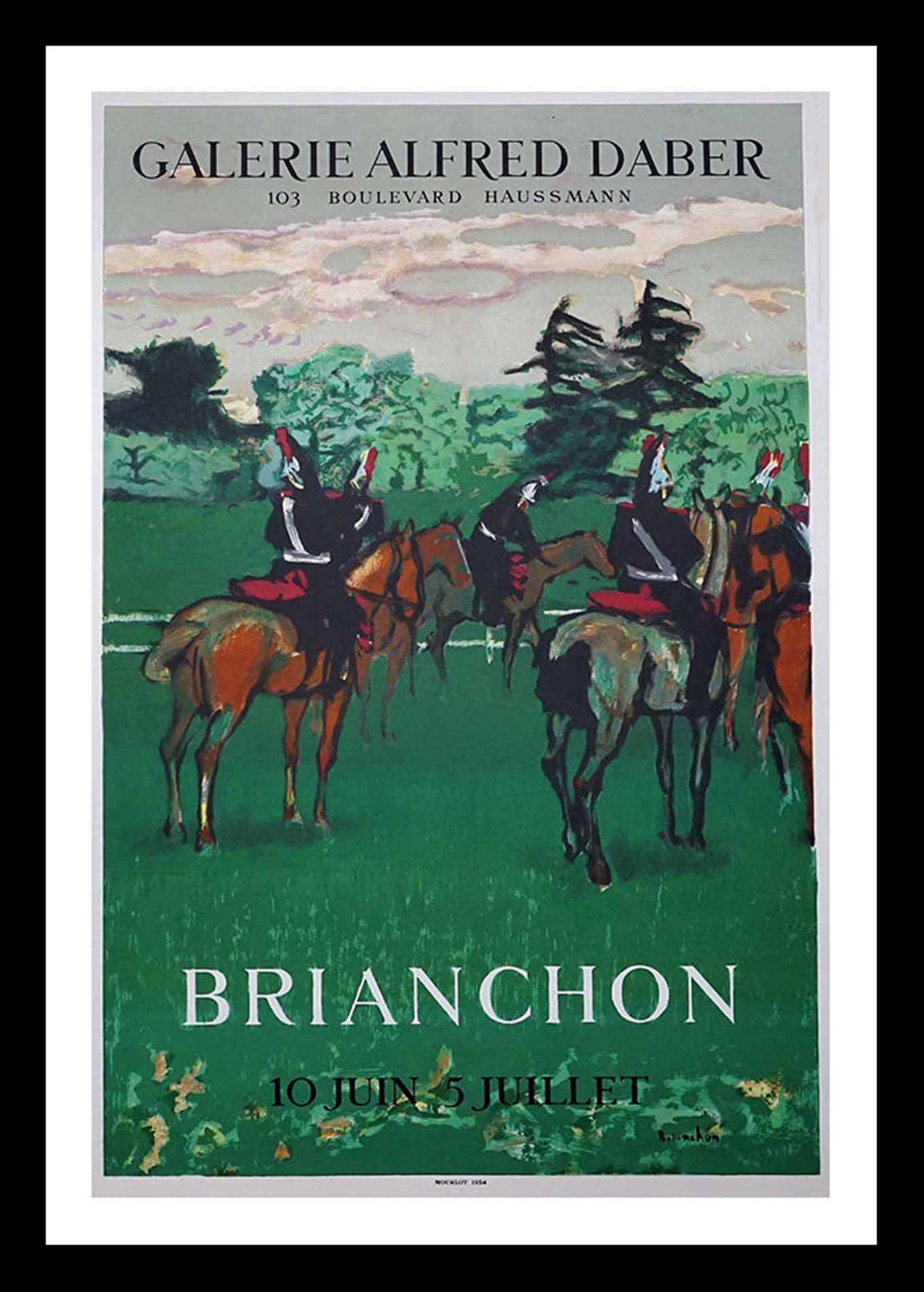 Brianchon, Galerie Alfred Daber 61 x 41 cm condition A+ 1954 MOURLOT