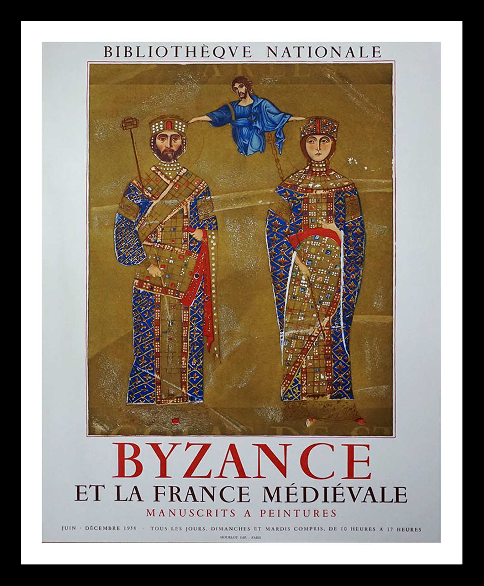 Byzance et la France Medievale, Bibliotheque nationale 56 x 45 cm MOURLOT 1955