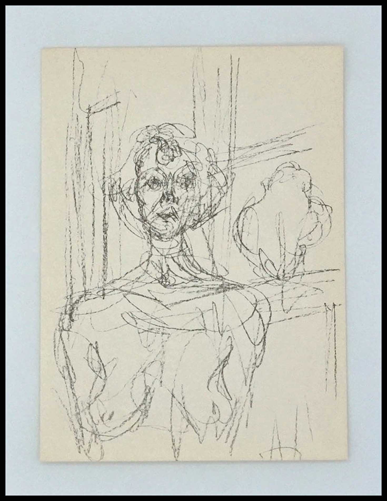 Alberto Giacometti, LIthographie, Original Lithograph, 1964