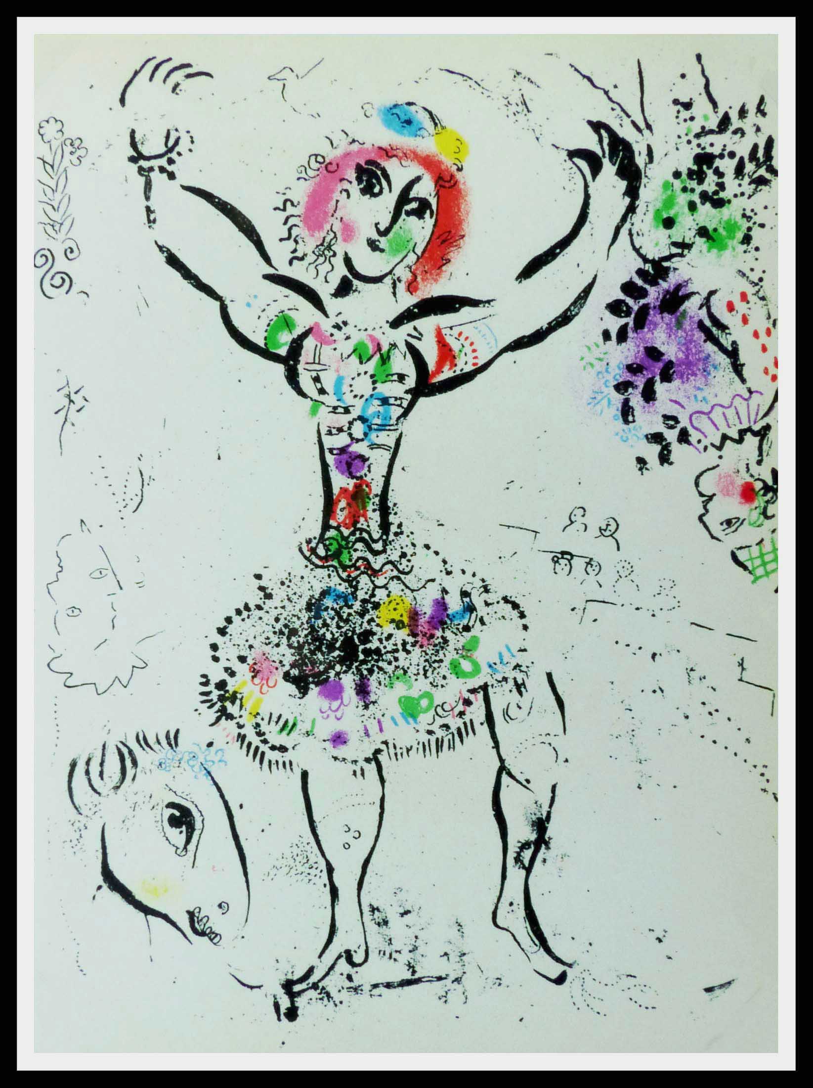 Lithographie originale CHAGALL 1960 numero 2